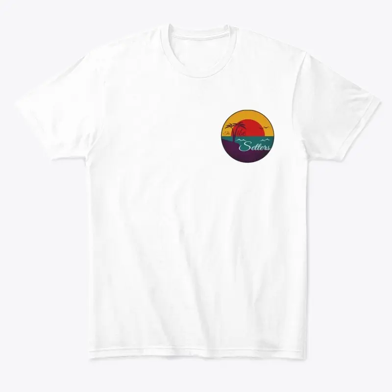 Vibesetter Emblem White T